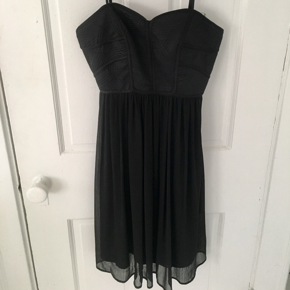 ONLY WORN ONCE: Max & Cleo Black Strapless Dress
